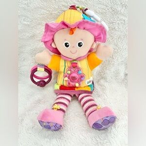 Lamaze Sensory Doll – Interactive Baby Toy with Rattle, Textures & Clip-On